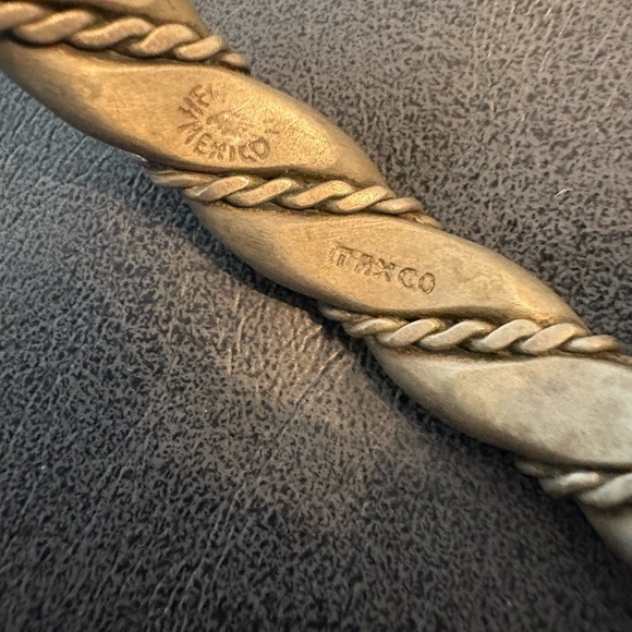 Taxco Mexico Braided Bangle Bracelet - Picture 4 of 8